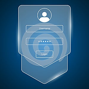Modern Glassmorphism Login UI Template