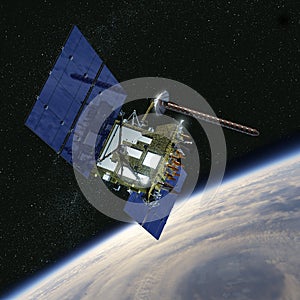 Modern GPS satellite