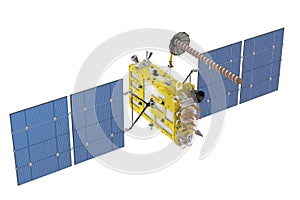 Modern GPS satellite isolated