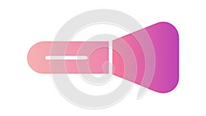 Modern Gradient Microphone Podcast Vector Icon, vector design Generative AI