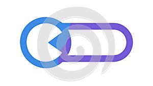 Modern Gradient Slider Bar UI Element for Control, vector design Generative AI