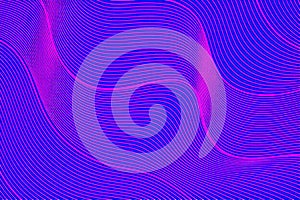 Elegant dynamic abstract background featuring a wave of continuous flowing curved lines.