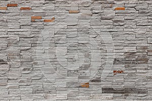 modern gray brick wall background