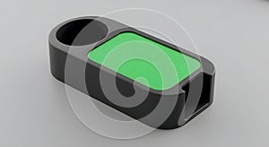 Modern Green and Black Desk Organizer