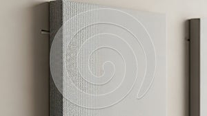 Modern Grey Acoustic Panel on a Wall