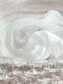 Modern grey art background. Contemporary art.