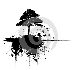 Modern grunge nature