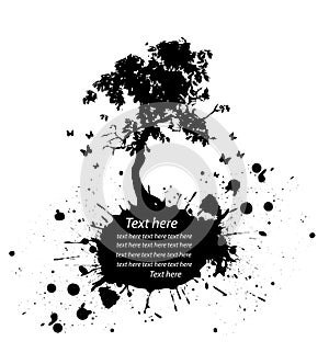 Modern grunge nature