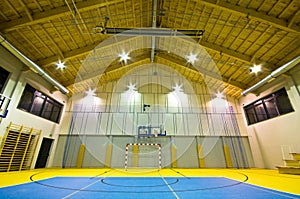 Modern gym interior