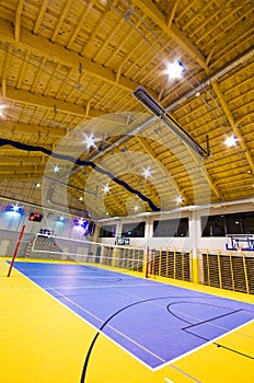 Modern gym interior