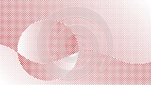 Modern halftone red background. Design decoration concept for web layout, poster, banner. Abstract template. Trendy