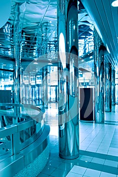 Modern hall inside