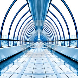 Modern hall inside office center