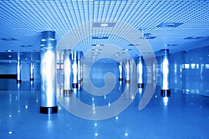 Modern hall inside office center