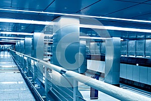 Modern hall inside office center