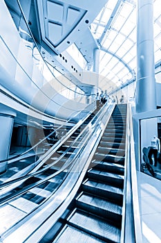 Modern hall inside office center