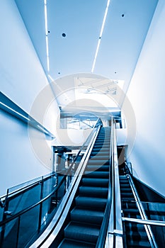 Modern hall inside office center