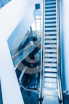 Modern hall inside office center