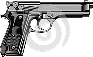 Modern hand gun (pistol)