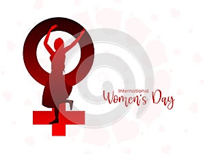 Modern Happy Women\'s day 8 march celebration background