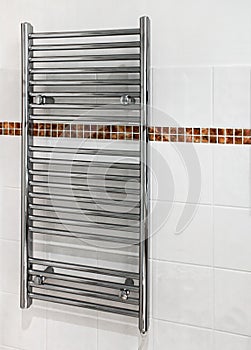 Modern Heated towel rail photo