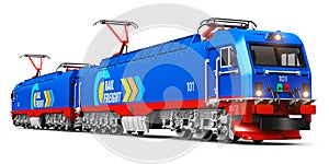 Modern heavy freight electric locomotive