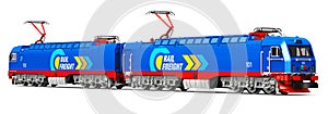 Modern heavy freight electric locomotive