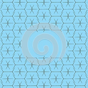 Modern hexagon geometric lines vector pattern background by nayab photo