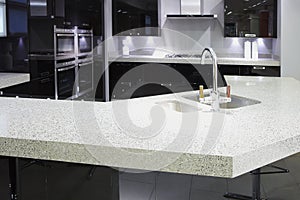 Modern high end luxury kitchen photo