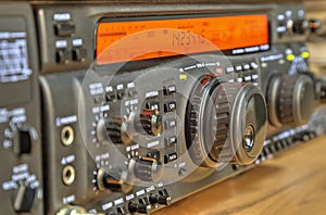 Modern high frequency radio amateur transceiver