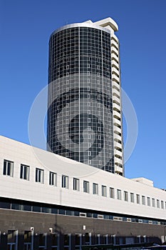 Modern high-rise building