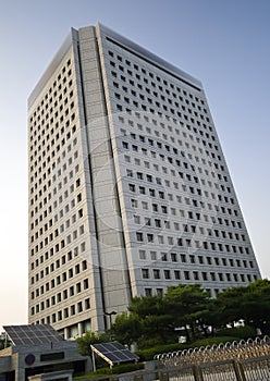 Modern high rise building