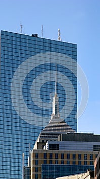 Modern high rise buildings