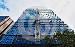 External Lift on High Rise Building Construction, Sydney, Australia