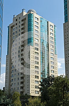 Modern high-rising houses