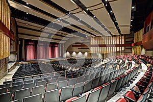 A modern high school Theater