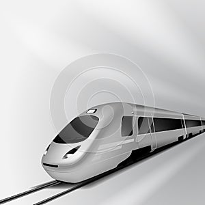 Modern high speed train 1