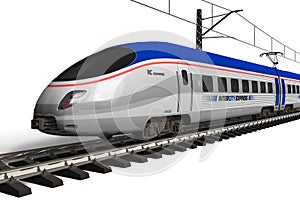 Modern high speed train