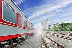 Modern high speed train