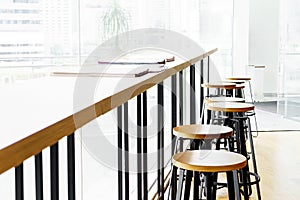 Modern high table bar and chair