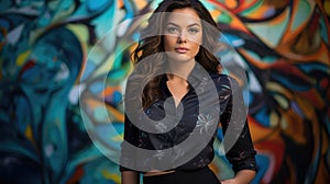 modern high tech blue background