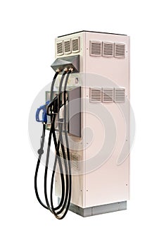 Modern and high technology of transportation electric vehicle charging Ev station with plug of power cable supply for Ev car or