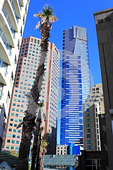 Modern highrise buildings