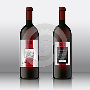 Modern Hight Quality Wine Labels