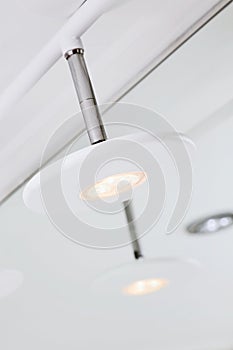 Modern hightech LED lamp photo