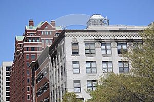 Modern and historic buildings in Fort Worth