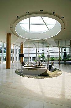 Modern holiday resorts foyer interior photo