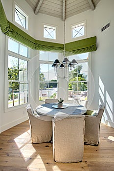 Modern home breakfast dining nook photo