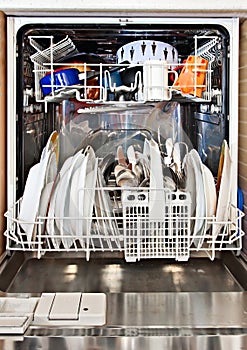 Modern home dishwashing machine appliance