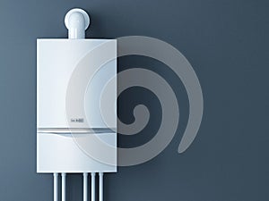 Modern home gas fired boiler